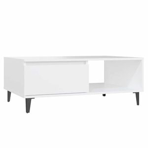 vidaXL Stolić za kavu bijeli 90 x 60 x 35 cm od iverice