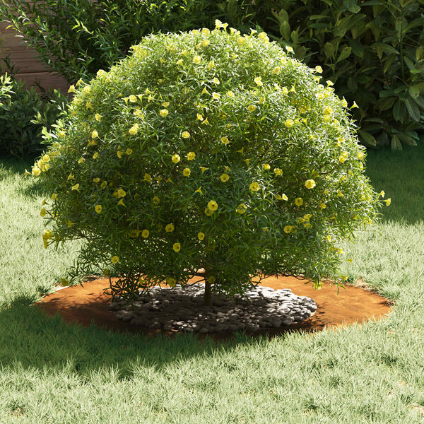 vidaXL pogodno za ravne drvene prstenove 5 pcs Smeđa &Oslash;40 / 70 cm