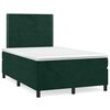 vidaXL Box spring krevet s madracem tamnozeleni 120x200 cm bar&scaron;unasti