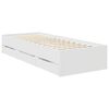 vidaXL Krevetna konstrukcija Bijeli 75 x 190 cm Konstrukcijsko drvo