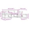 vidaXL Set vanjskih sofa s jastukom 4 pcs Prirodna i krem