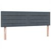 vidaXL Box spring krevet s madracem tamnosivi 140x210 cm bar&scaron;unasti