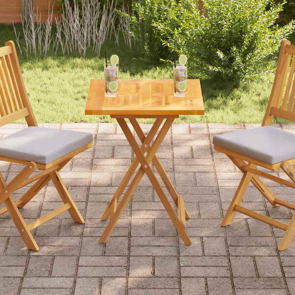 vidaXL Stolna ploča od masivne tikovine 60 x 60 x 2,5 cm