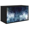 vidaXL TV ormar za montažu na zid RAALTE 69 x 33 x 40 cm Crni hrast