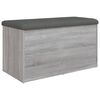 vidaXL Klupa za cipele siva boja hrasta 82x42x45 cm konstruirano drvo