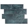 vidaXL Subway pločica 20 pcs Plava Zelena 29 x 21 cm Poliuretan i PET