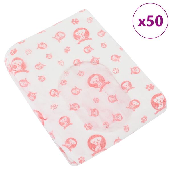 vidaXL Jednokratna pelena za pse ženke 50 pcs Bijeli L