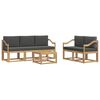 vidaXL Set vanjskih sofa 6 kom.