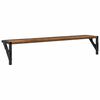 vidaXL Police na zidu s policom 2 pcs Staro drvo 80 x 15 x 15,5 cm