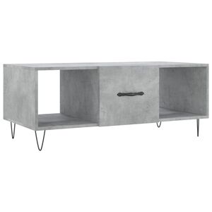 vidaXL Stolić za kavu boja betona 102 x 50 x 40 cm konstruirano drvo