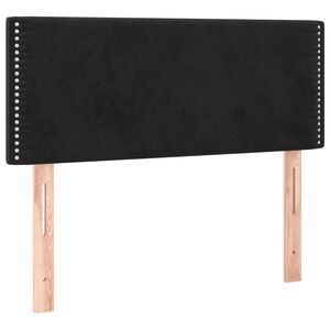 vidaXL Uzglavlje crno 80 x 5 x 78/88 cm bar&scaron;unasto