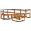 vidaXL Set vanjskih sofa 5 kom. Prirodna