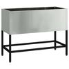 vidaXL Povi&scaron;eni Vrtni Planter Srebrno 60 x 26 x 45 cm Cinkani čelik