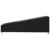 vidaXL Navlaka za ležaljke crna 203x81x25/63 cm tkanina Oxford 420D