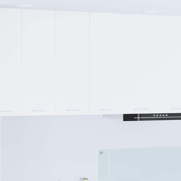 vidaXL Viseći ormarić 2 pcs Bijelo 30 x 31 x 80 cm Konstruirano drvo