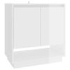 vidaXL Komoda sjajna bijela 70 x 41 x 75 cm od konstruiranog drva