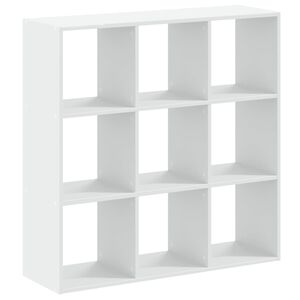 vidaXL Regal za knjige bijeli 102 x 32 x 102 cm od konstruiranog drva