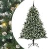 vidaXL Umjetno božićno drvce Zelena 210 cm PVC, Plastika i Čelik