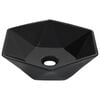 vidaXL Umivaonik 41 x 36,5 x 12 cm keramički crni