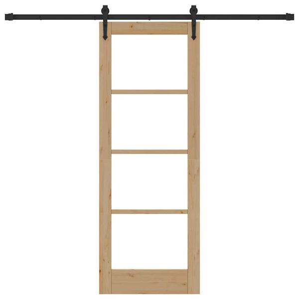 vidaXL Klizna vrata ORKDAL Prirodna 73,5 x 198,5 cm