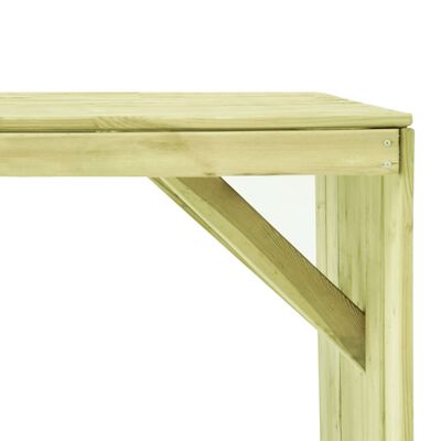 vidaXL Vrtni stol 150 x 87 x 80 cm od impregnirane borovine