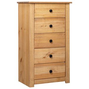 vidaXL Komoda od borovine 46 x 40 x 89 cm asortiman Panama