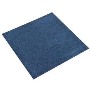 vidaXL Tepih 20 kom. Tamno plava 50 x 50 cm 100% Polipropilen