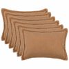 vidaXL Presvlaka za jastuk 6 pcs HOUTEN Bež 40 x 60 cm Boucl&eacute;