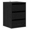 vidaXL Ormar s ladicama 3-Ladica Crni hrast 41 x 40 x 58 cm