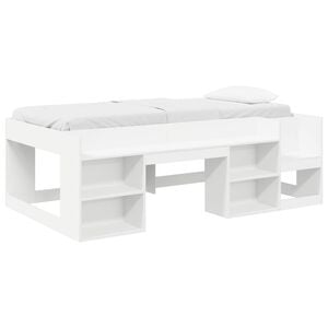 vidaXL Krevet za djecu s ladicama Bijela 80 x 200 cm Konstruirano drvo