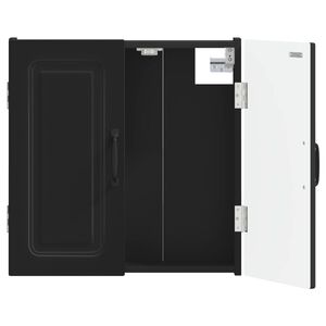 vidaXL Kabinet za mete UTRECHT Crna 52,5 x 10,5 x 53,5 cm