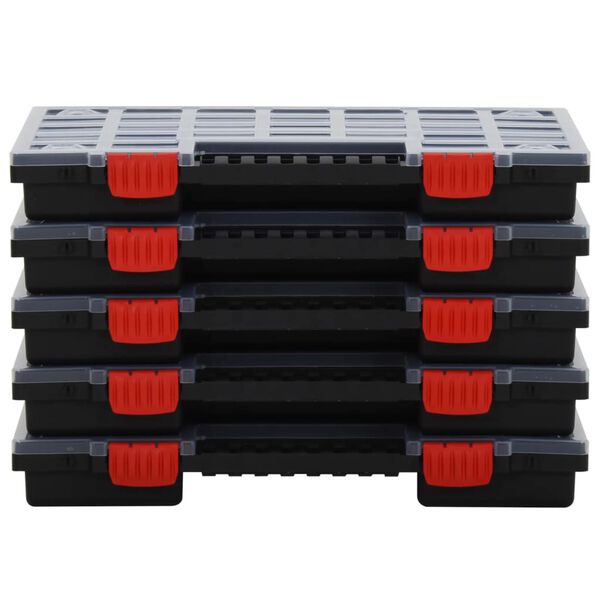 vidaXL Kutije za razvrstavanje 10 kom 40x30x5 cm polipropilen