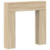 vidaXL Okvir za kamin Hrast sonoma 102 x 18 x 100,5 cm