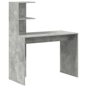 vidaXL Stol Betonski sivi 102 x 50 x 124 cm Konstruirano drvo