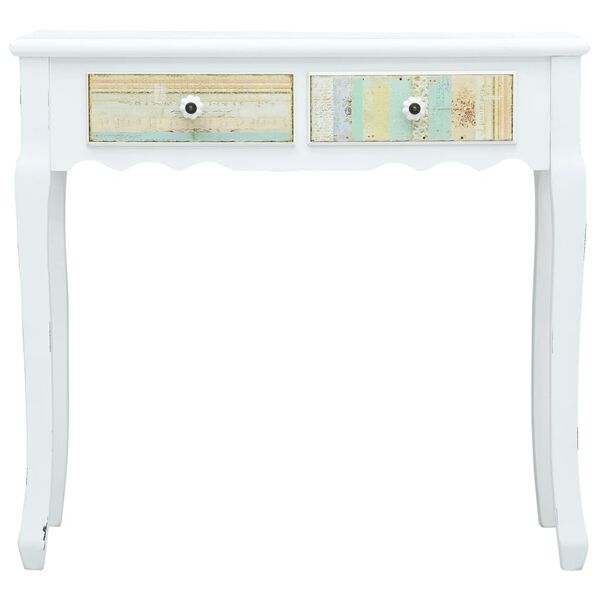 vidaXL Konzolni stol bijeli 80 x 40 x 74 cm drveni