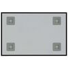 vidaXL Zidna magnetna ploča crna 40 x 30 cm od kaljenog stakla
