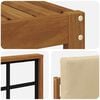 vidaXL Set vanjskih sofa s jastukom 7 pcs Prirodna i bež