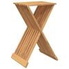 vidaXL Sklopivi stolac 40 x 32,5 x 70 cm od masivne tikovine