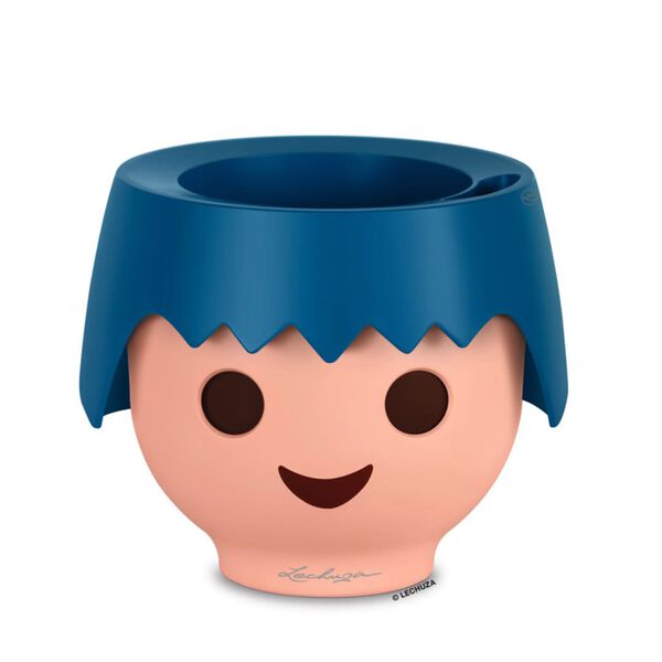 LECHUZA stolna posuda za sadnju OJO ALL-IN-ONE oceanskoplava