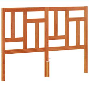 vidaXL Uzglavlje vo&scaron;tano smeđe 135 cm od masivne borovine