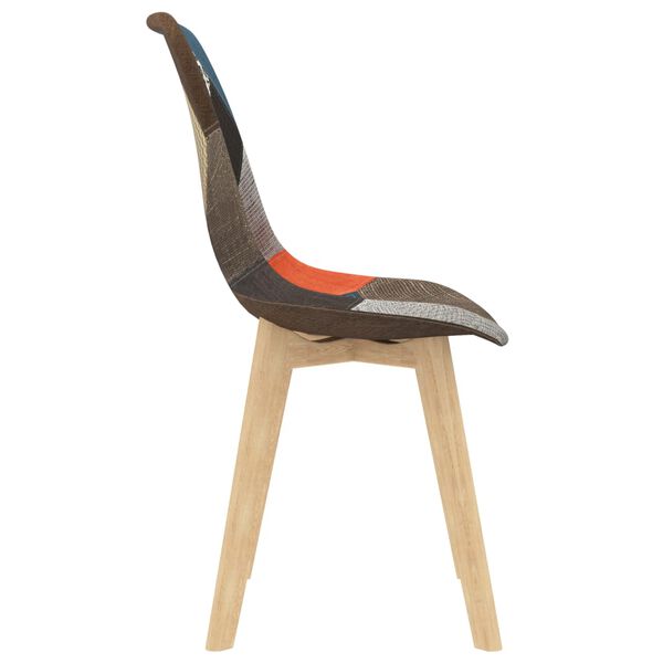 vidaXL Blagovaonske stolice od tkanine 6 kom patchwork raznobojne