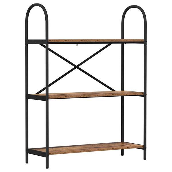 vidaXL Polica Staro drvo 80 x 30 x 109 cm Konstruirano drvo