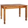 vidaXL Vrtni blagovaonski stol 120 x 65 x 80 cm od masivne tikovine