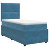 vidaXL Boxspring krevet s madracem Plava 80 x 200 cm Bar&scaron;un