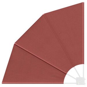 vidaXL Zaslon za privatnost na balkonu Terakota 115 x 115 cm Poliester