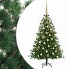vidaXL Umjetno božićno drvce s kuglicom 150 cm 150 LED lampica