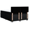 vidaXL Krevet s oprugama i madracem crni 140x200 cm od tkanine