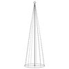 vidaXL Stožasto božićno drvce 330 toplih bijelih LED žarulja 100x300cm