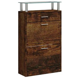 vidaXL Ormarić za cipele boja hrasta 63x24x104 cm konstruirano drvo