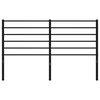 vidaXL Metalno uzglavlje crno 140 cm